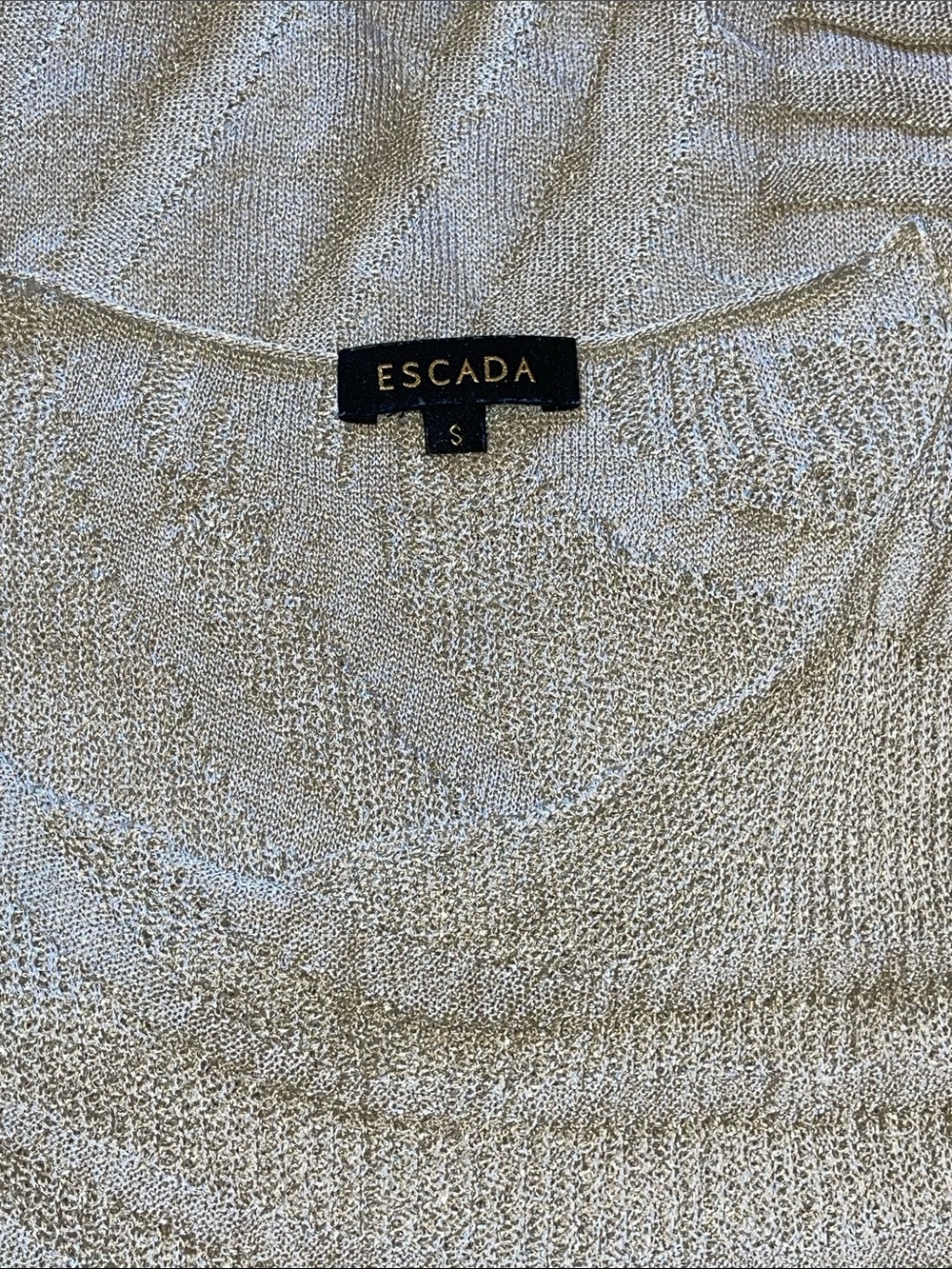 Escada knit tank gold - Picture 5 of 8